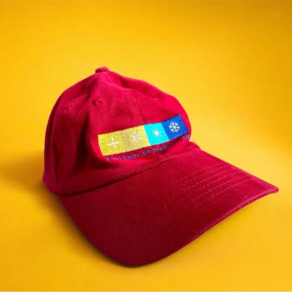 Women’s Red Vintage Burton Snowboards Cap - Picture 1 of 5